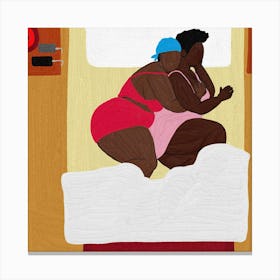 Bed Time Canvas Print
