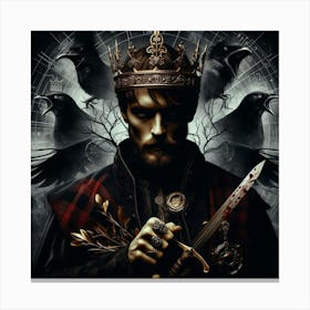 King Of Crows Canvas Print