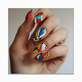 Nail Art Canvas Print