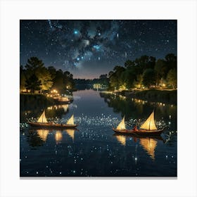 Starry Night 26 Canvas Print