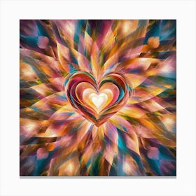 Heart Of Love 1 Canvas Print