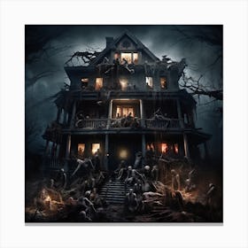 House Of Horror Canvas Print