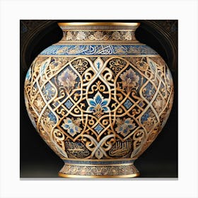 Islamic Vase 1 Canvas Print