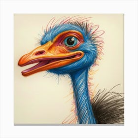 Ostrich 6 Canvas Print