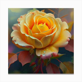 Yellow Rose 1 Canvas Print