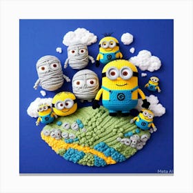 Minion Family Canvas Print