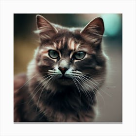 Cat Portrait Canvas Print