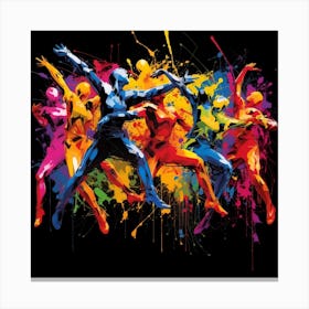 Dancers Canvas Print