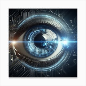 Eye Of The Future Canvas Print