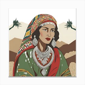 Egyptian Woman Canvas Print