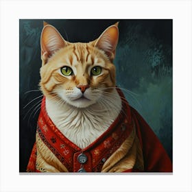 Default Cat Lover Art 1 Canvas Print