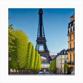 Paris Eiffel Tower Canvas Print