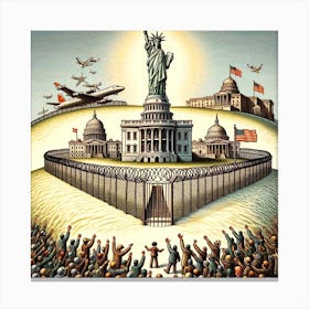 The Huddled Masses Canvas Print