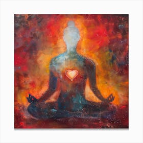 Heart Of Meditation 1 Canvas Print