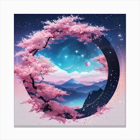Sakura Trees 8 Canvas Print