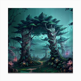 Fantasy Forest 1 Canvas Print