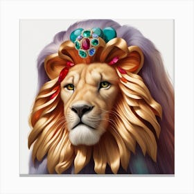 Lion Head 1 Canvas Print