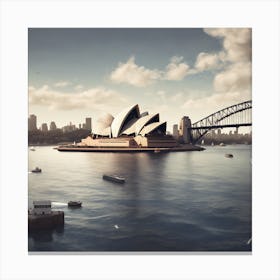 Stunning View Of The Sydney Opera House (3) Canvas Print