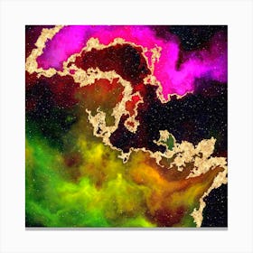 100 Nebulas in Space with Stars Abstract n.061 Canvas Print