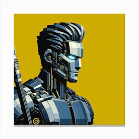 Robot Man Canvas Print