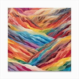 'Colors Of The Desert' Canvas Print