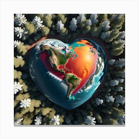 Love Earth 3 Canvas Print