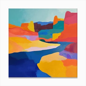 Abstract Travel Collection Djibouti 1 Canvas Print