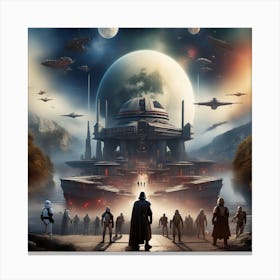 Star Wars The Force Awakens 17 Canvas Print