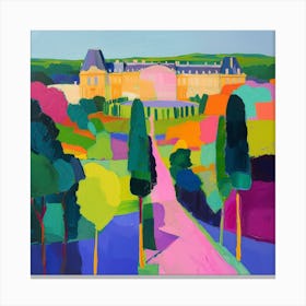 Colourful Gardens Park Of The Palace Of Versailles France 3 Canvas Print