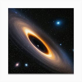 Black Hole In Space 1 Canvas Print