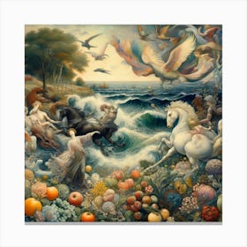 Genesis Of The Gods Canvas Print