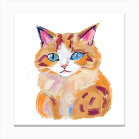 Ragdoll Cat 01 Canvas Print