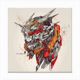 Transformers Head 1 Canvas Print