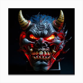 Demon Mask 5 Canvas Print