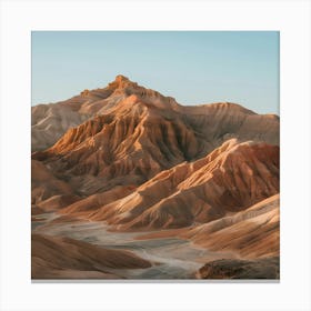 Desert Landscape - Desert Stock Videos & Royalty-Free Footage Canvas Print