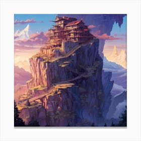 Chinese Temple Canvas Print