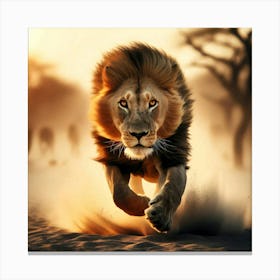 Wild Animal Creative Portrait 167 Canvas Print