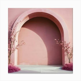 Pink Archway Canvas Print