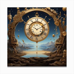 Valley of Time Canvas Print