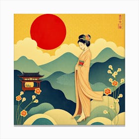 Geisha 33 Canvas Print