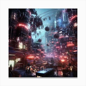 Futuristic City 43 Toile