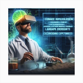 Vr Lab Canvas Print