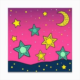 Stars In The Sky Canvas Print