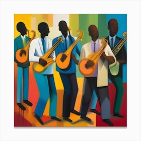 Jazz Band Canvas Print