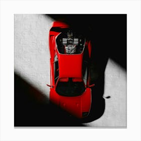 Red Ferrari F40 1 Canvas Print