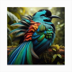 Colorful Bird Canvas Print