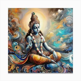 Lord Krishna 15 Canvas Print