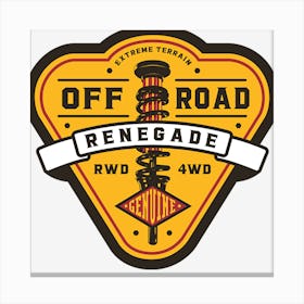 Off Road Renagade Canvas Print