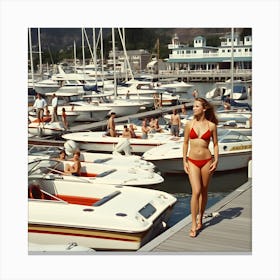 The Old Marina ~Reality Reimagined 30 Canvas Print