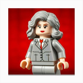 Lego Lady Canvas Print